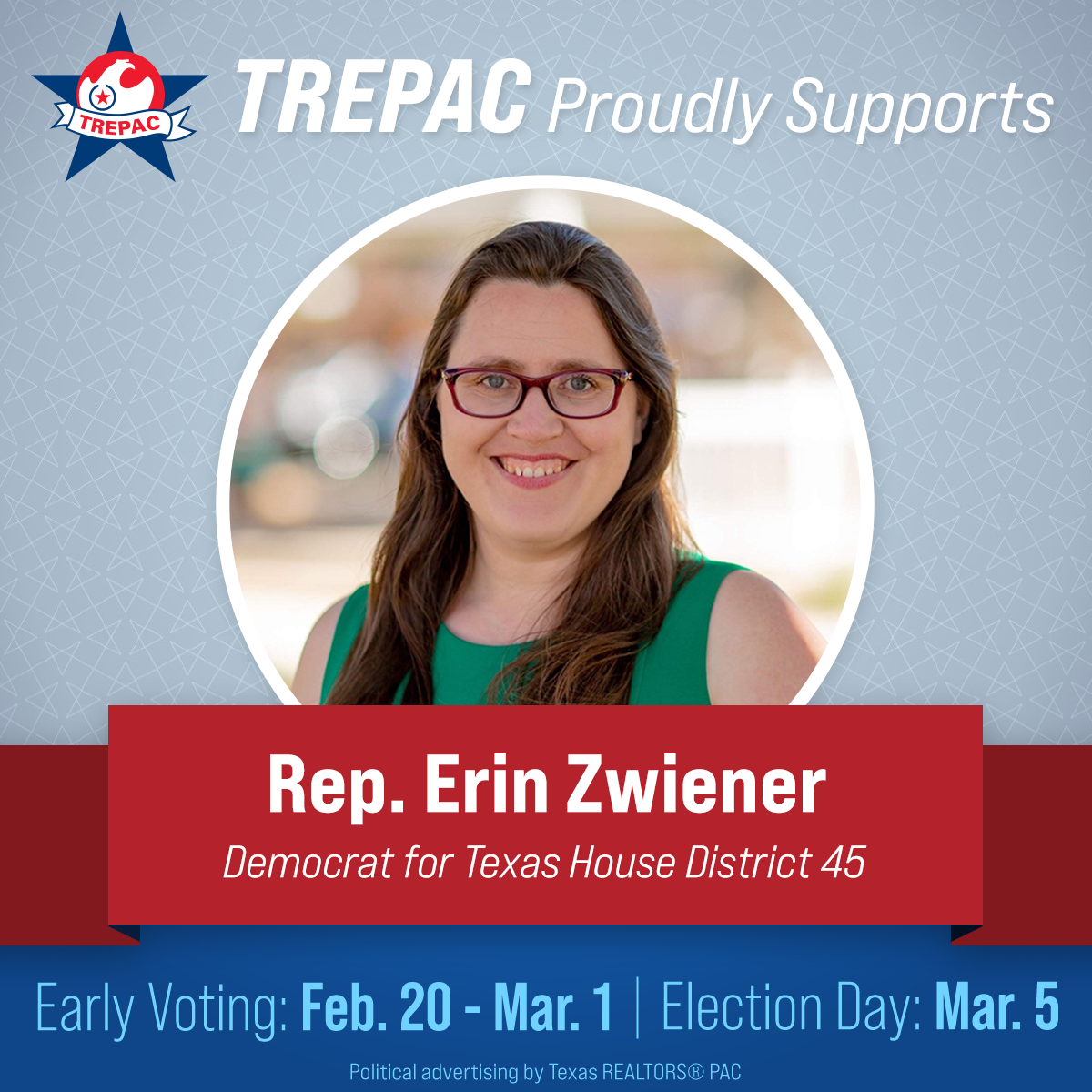 Texas Realtors Support Erin Zwiener